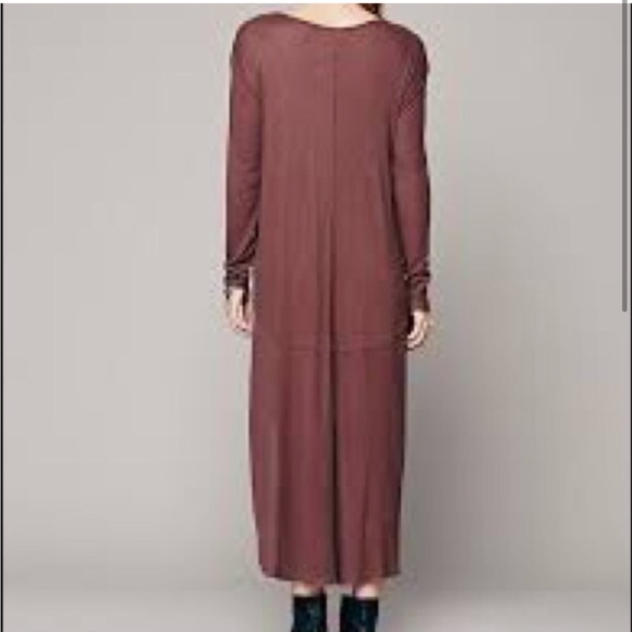 Free People Amy's Long Sleeve Tee Dress - Picture 2 of 8